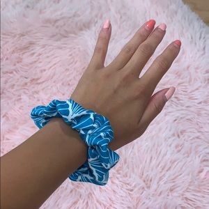 Handmade sea shells scrunchie!